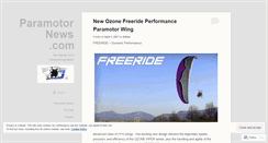 Desktop Screenshot of paramotornews.com
